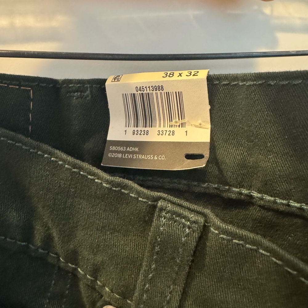 Levi's Men's Forest Green 511 Slim Jean Sz 38 - Picture 5 of 5